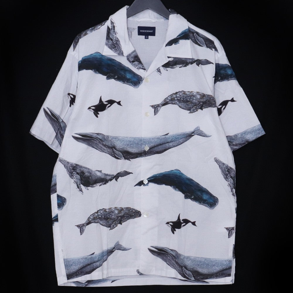 DESCENDANT 25SS Seafarers Textile SS Shirt White Size 3