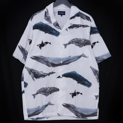 DESCENDANT 25SS Seafarers Textile SS Shirt White Size 3