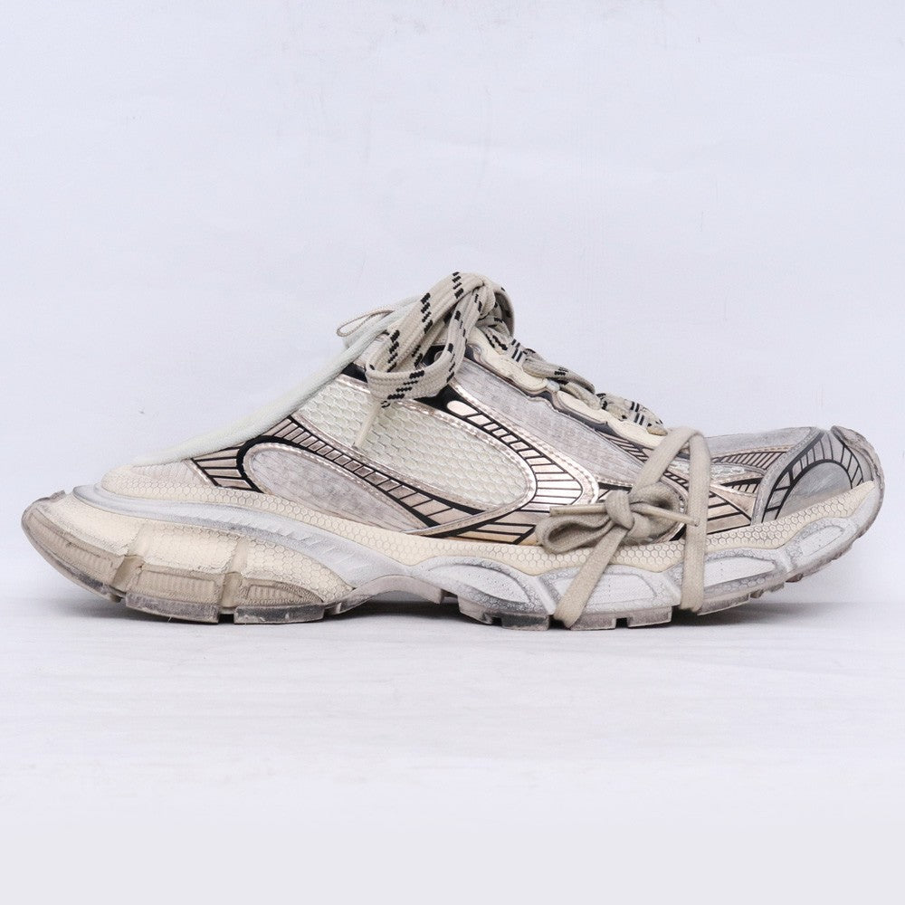 BALENCIAGA 3XL Mule Low-Top Sneakers White Size 27.5cm