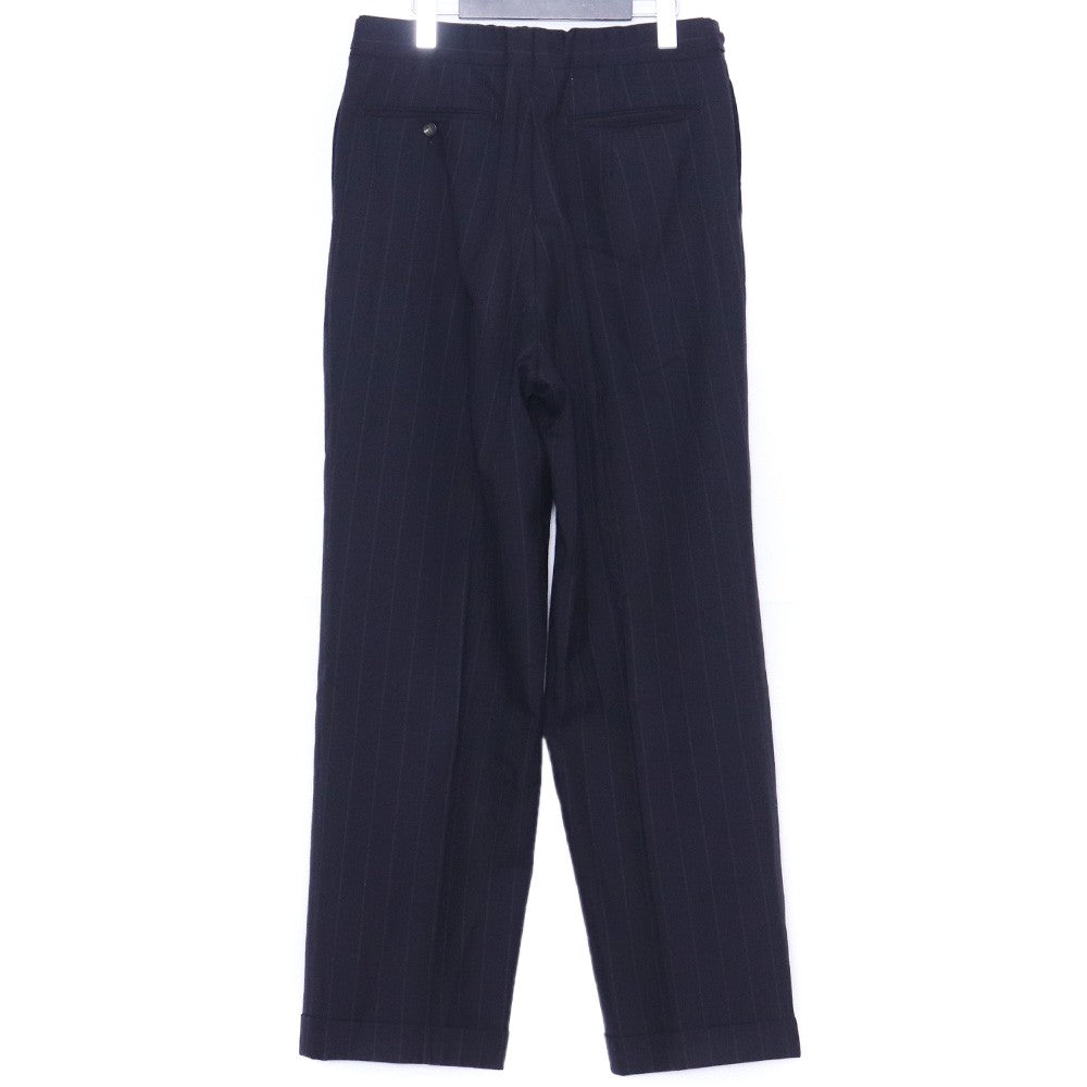 DURBAN Striped Double-Breasted Suit Navy