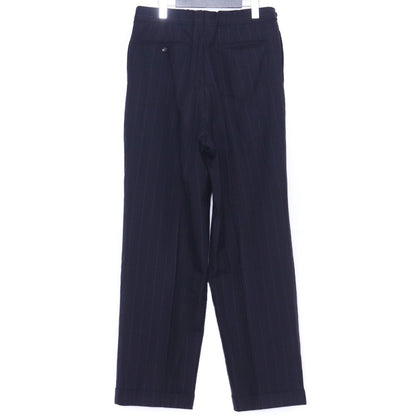DURBAN Striped Double-Breasted Suit Navy