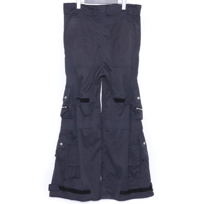A.F ARTEFACT 25SS Nylon Baggy Cargo Pants Black Size 1