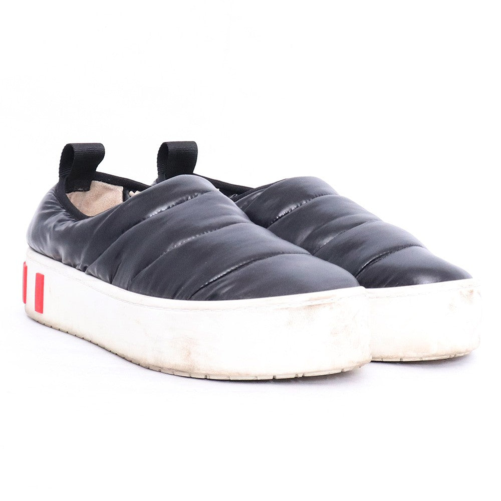MARNI Black Padded Slip-on Sneakers Size EU 40