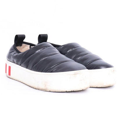 MARNI Black Padded Slip-on Sneakers Size EU 40