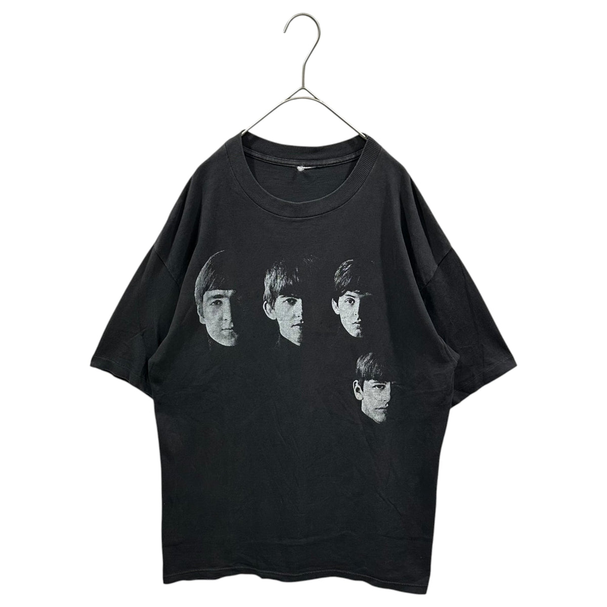 VINTAGE 90s "Meet The Beatles" Band T-Shirt Black