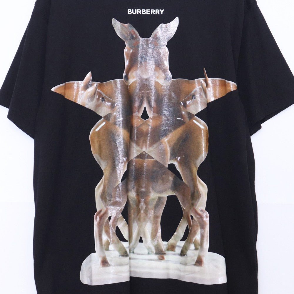 BURBERRY Elthorne Oversize T-Shirt Black Size XL