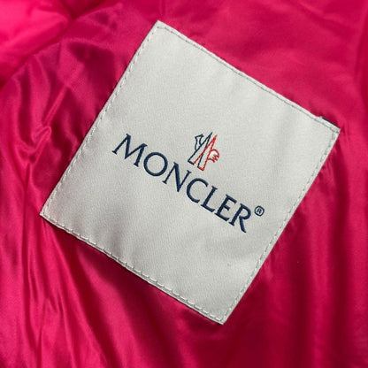 MONCLER AMITA Layered Ruffled Hem Light Jacket Pink Size 3