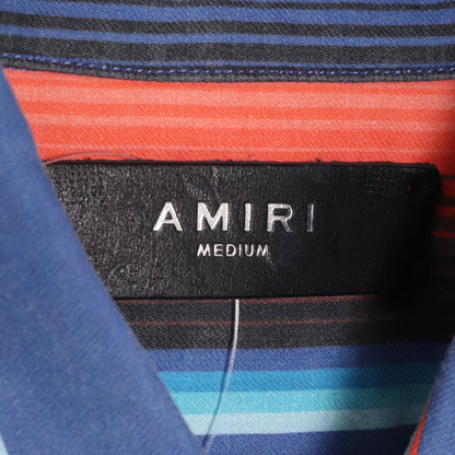 AMIRI Rainbow Border Long Sleeve Shirt Multi Size M