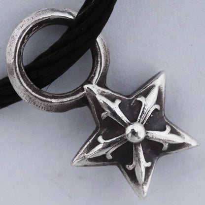 Chrome Hearts KZ Bracelet Star Silver Black Bracelet Size F