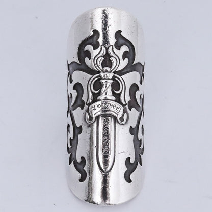 CHROME HEARTS CANNOLI DAGGER Silver Ring Size ONE SIZE