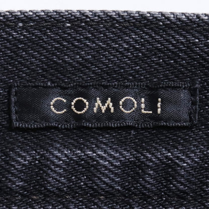 COMOLI Black Denim 5-Pocket Jeans Size 2