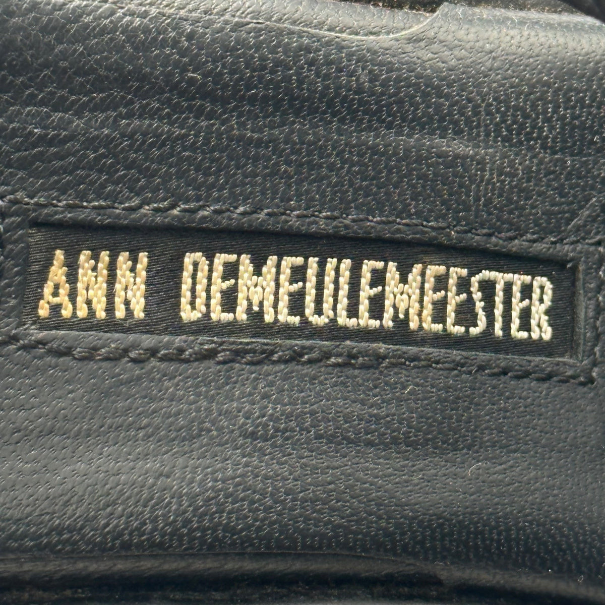 ANN DEMEULEMEESTER 12SS Wedge Sole Leather Sandals Size 37