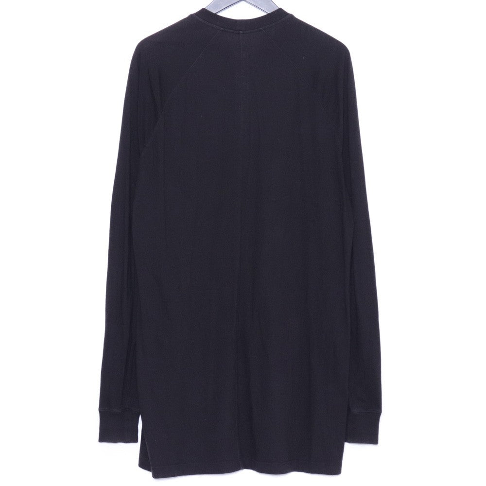RICK OWENS 18SS Black Raglan Long Sleeve T-Shirt Size S