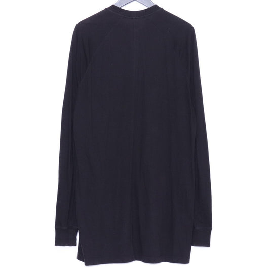 RICK OWENS 18SS Black Raglan Long Sleeve T-Shirt Size S