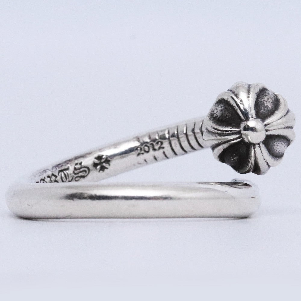CHROME HEARTS NAIL CROSS BALL RING Silver Ring Size ONE SIZE