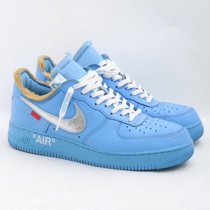 NIKE x OFF-WHITE Air Force 1 Low Blue Sneakers Size 28.5cm