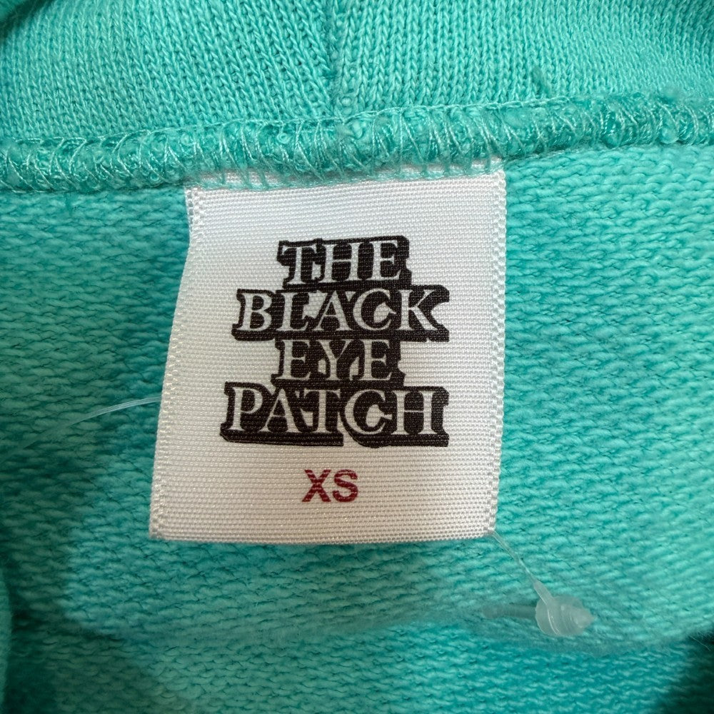 THE BLACK EYE PATCH HWC Label Pullover Mint Green Size XS