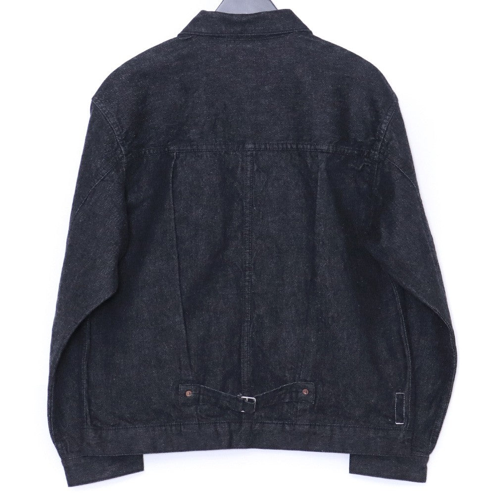 SEQUEL × FRAGMENT 26SS One Washed Denim Jacket Black Size M