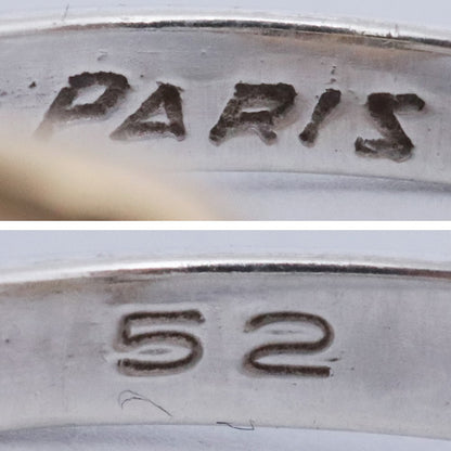 HERMES Vintage 70s Chaine d'Ancre Gold Silver Ring Size ONE SIZE