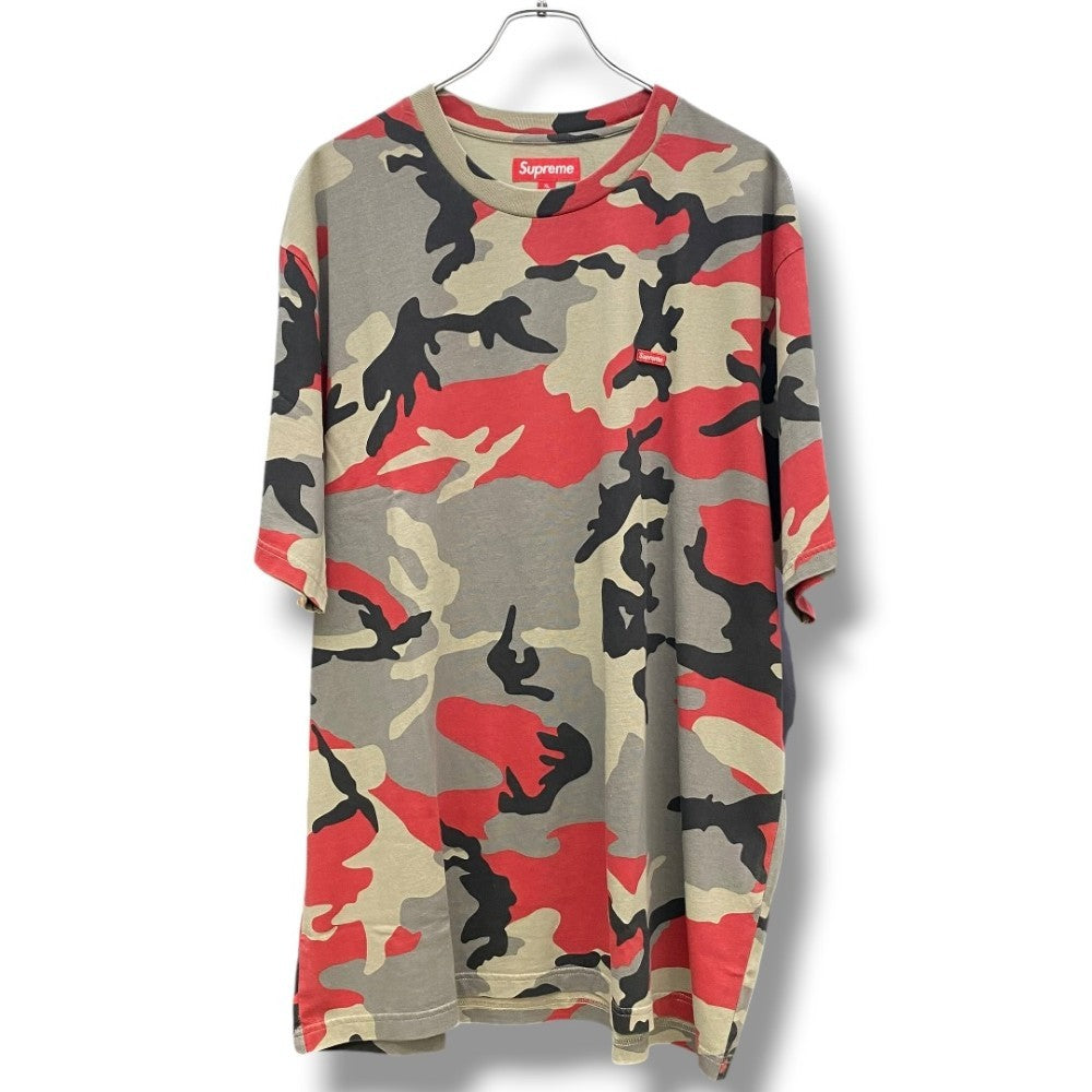 SUPREME 26SS Small Box Camo T-Shirt Red Camo Size XL