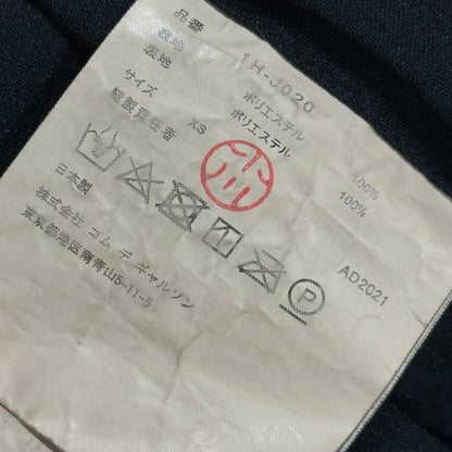 BLACK COMME des GARCONS 21AW Polyester Coat Black Size XS