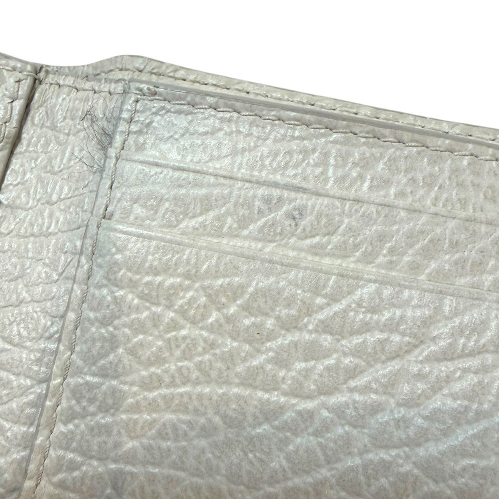 MAISON MARGIELA Trifold Compact Wallet White Size UNI