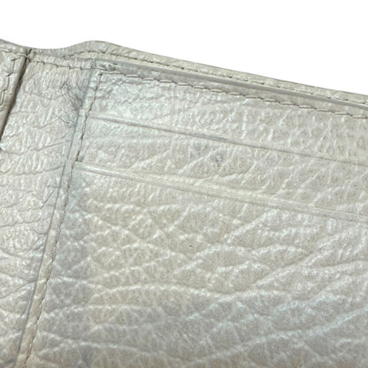 MAISON MARGIELA Trifold Compact Wallet White Size UNI
