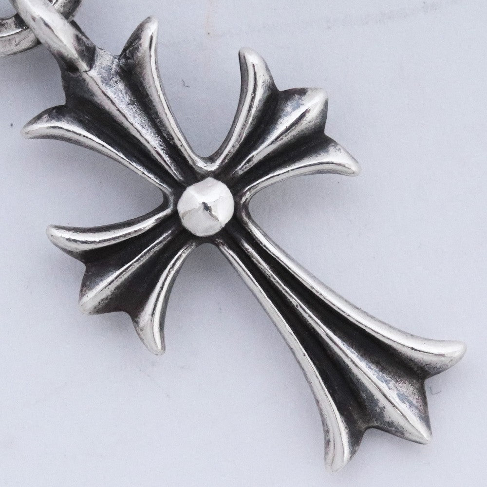 Chrome Hearts Old Tiny CH Cross Silver Charm Size F