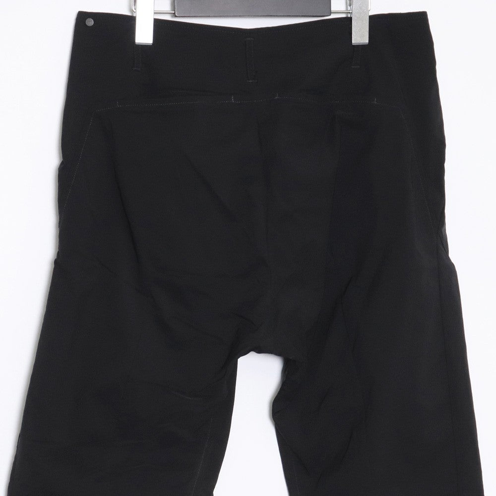 INCARNATION 23SS Nylon Stretch 2-Tuck Pants Black Size S