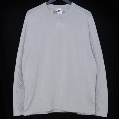 Stussy x Nike 24AW Gray Back Logo Knit Size M