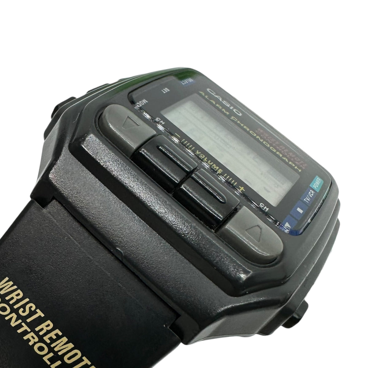 CASIO 90s Vintage Digital TV Remote Watch