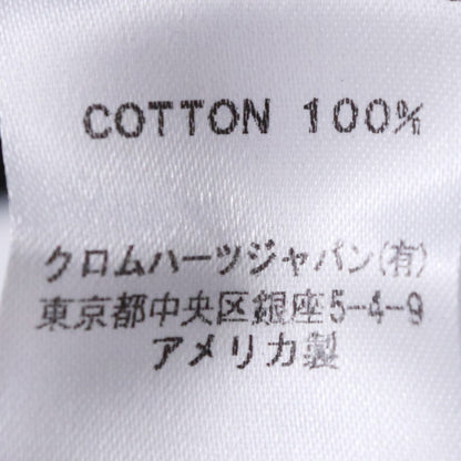 CHROME HEARTS Old Scroll Label Collar T-Shirt White Size M