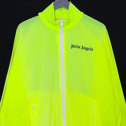 PALM ANGELS Loose Fit Armline Track Jacket Yellow Size M
