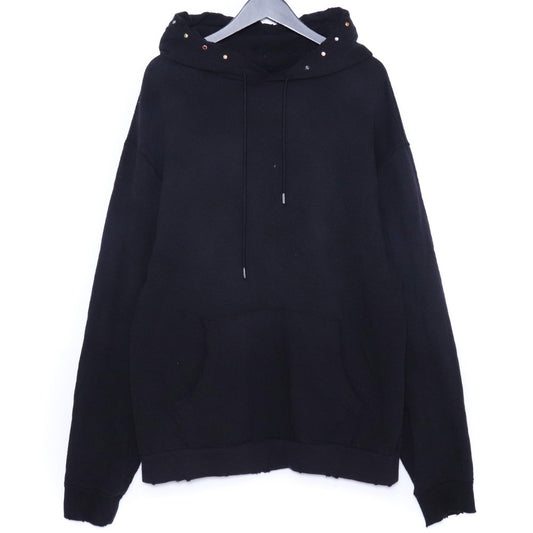 ROAR GUNS 25AW Rhinestone Hoodie Black Size 4