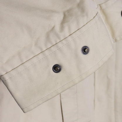 JIL SANDER 02SS Belted Moto Blouson Beige Size 54