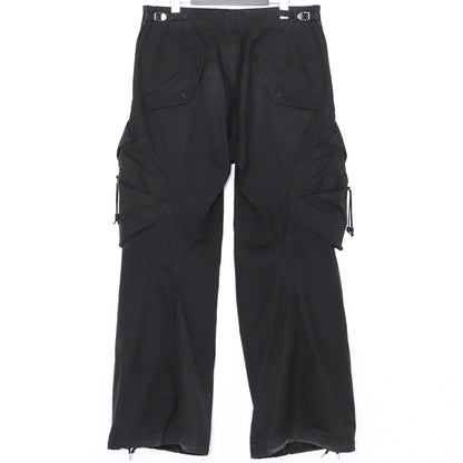 NVRFRGT 24AW 3D Twisted Cargo Pants Black Size 2