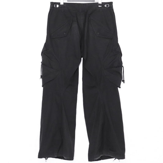NVRFRGT 24AW 3D Twisted Cargo Pants Black Size 2