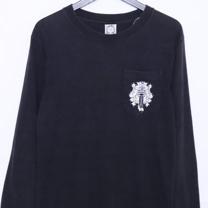 CHROME HEARTS Old Floral Dagger Horseshoe Long Sleeve T-Shirt Size S