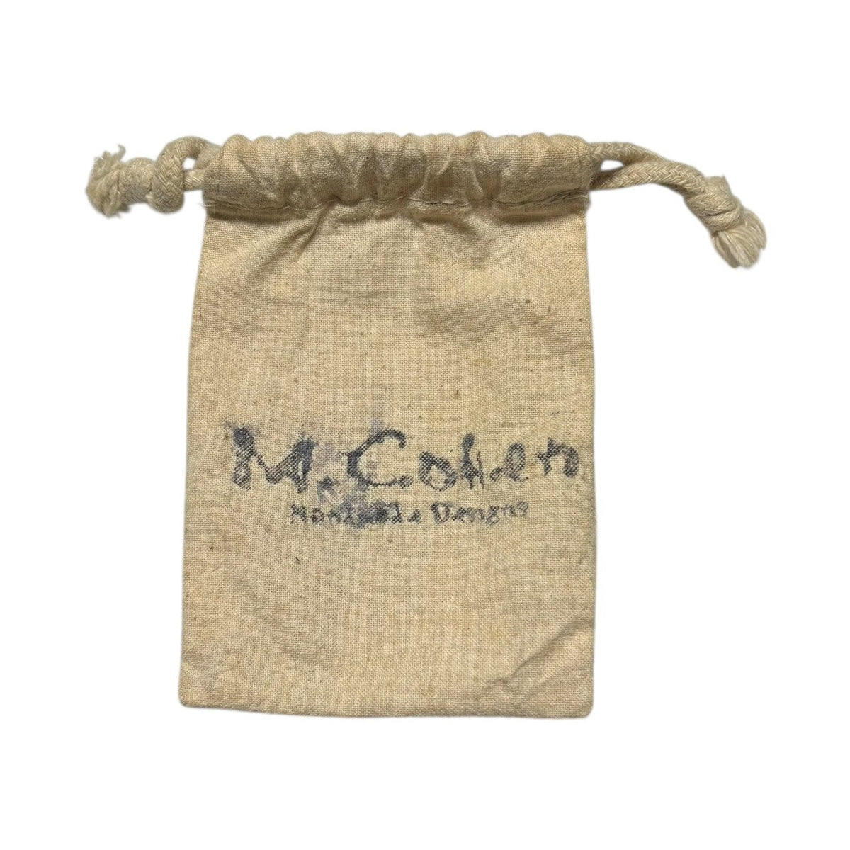 M COHEN Brass Skull Bracelet Black