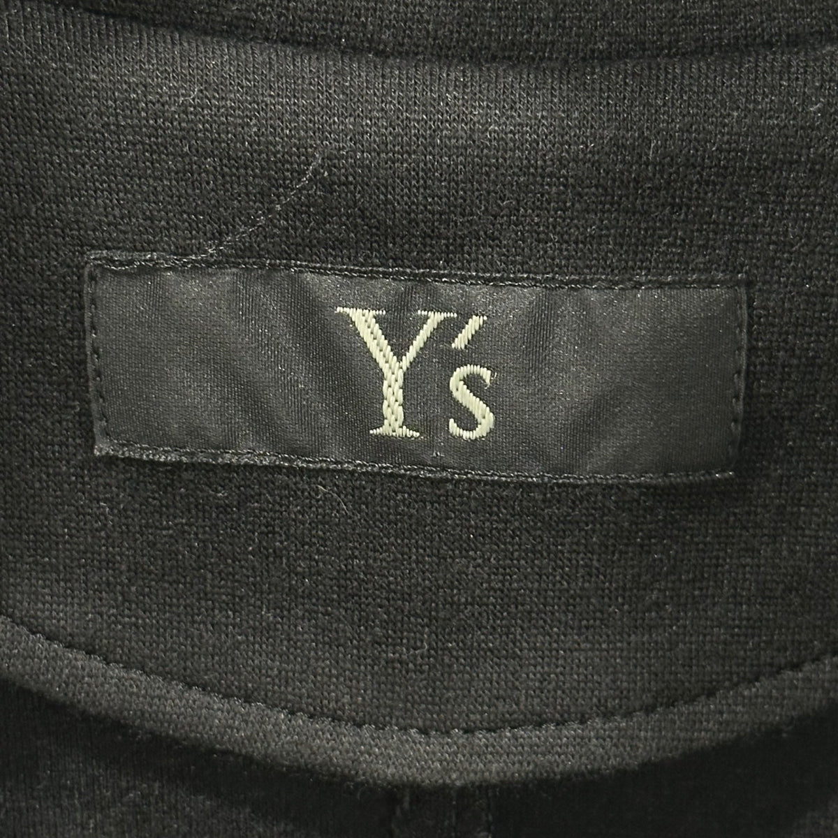 Y's 22AW Wool Gabardine Combination Dress Black Size 1