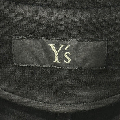 Y's 22AW Wool Gabardine Combination Dress Black Size 1