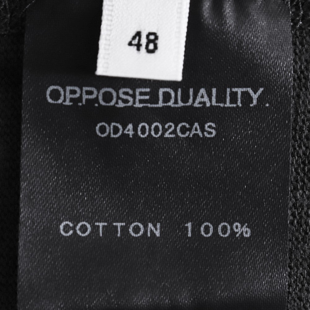 OPPOSE DUALITY 26SS Gray One Side Sleeve T-Shirt Size 48
