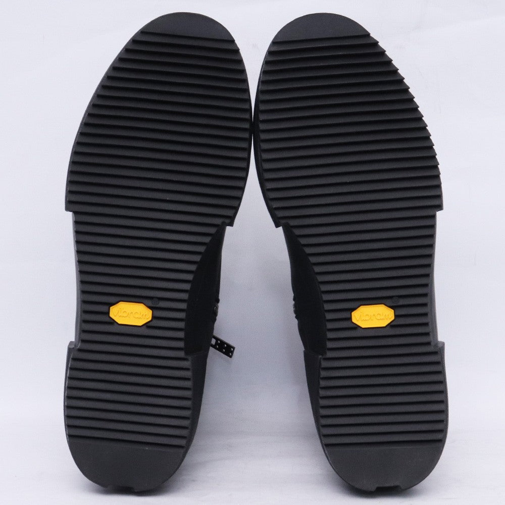 DEVOA 25AW Cow Nubuck Leather Sneakers Black Size EU 42