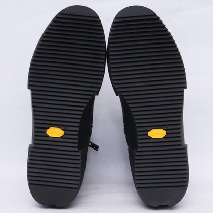 DEVOA 25AW Cow Nubuck Leather Sneakers Black Size EU 42
