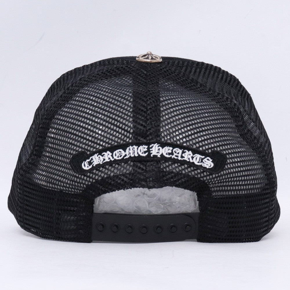 CHROME HEARTS DSM Limited Mesh Trucker Cap Black Size F