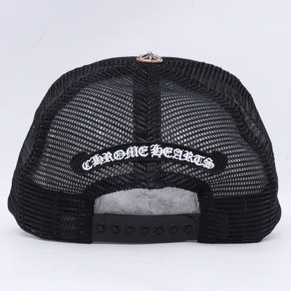 CHROME HEARTS DSM Limited Mesh Trucker Cap Black Size F