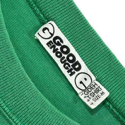 GOODENOUGH 97s One-Point G-Logo T-Shirt Green Size M