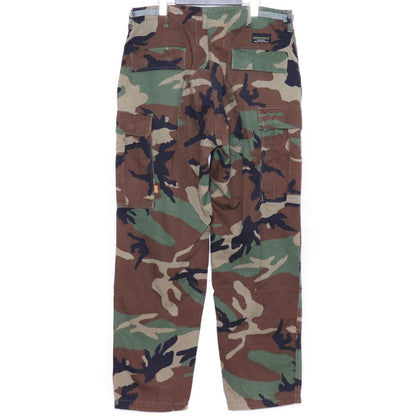 INNOCENCE NY Remake Camo Cargo Pants Khaki Brown Size L