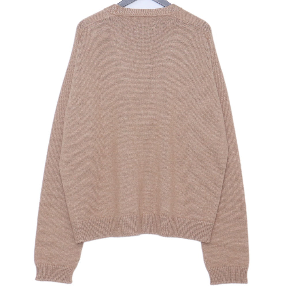 The Row Sheldon Cardigan Silk Wool Brown Size M