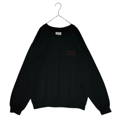 WACKO MARIA One-Point Logo Sweatshirt Black Size M